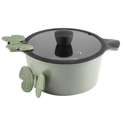 Каструля RINGEL Zitrone Olive (2.5 л) 20 см (6885898) Каструля RINGEL Zitrone Olive (2.5 л) 20 см (6885898)