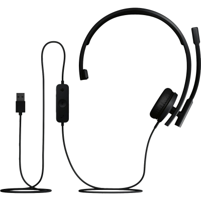 Гарнітура Logitech H570e Corded Mono BLACK-USB-C (981-001427) (7095237)