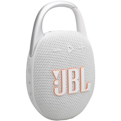 Портативна акустика JBL Clip 5 White (JBLCLIP5WHT) (6980790) Портативна акустика JBL Clip 5 White (JBLCLIP5WHT) (6980790)