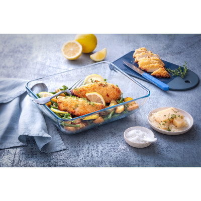 Форма з кришкою Pyrex Daily, 25х20 см (7092347) Форма з кришкою Pyrex Daily, 25х20 см (7092347)