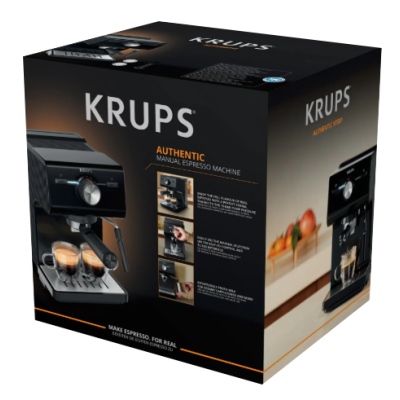 Кавоварка еспресо Krups XP381810 OPIO BLK (7076115) Кавоварка еспресо Krups XP381810 OPIO BLK (7076115)