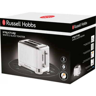 Тостер Russell Hobbs 28090-56 Structure White (6659242) Тостер Russell Hobbs 28090-56 Structure White (6659242)