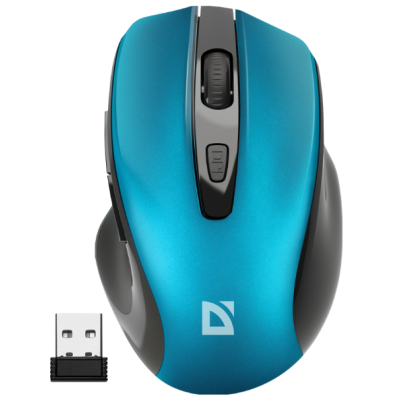 Миша Defender Prime MB-053 Wireless TURQUOISE (52054)  (6918401)