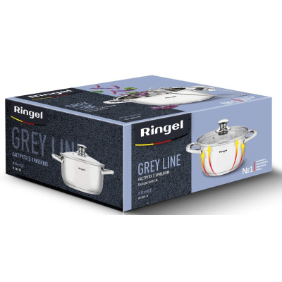 Каструля Ringel Grey line (2.3 л) 18 см (6932747) Каструля Ringel Grey line (2.3 л) 18 см (6932747)