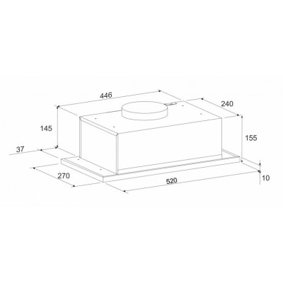Витяжка Eleyus INTO 700 52 WH (6534171) Витяжка Eleyus INTO 700 52 WH (6534171)