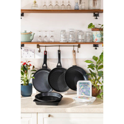 Сковорода Pyrex Optima 30 см, класична (7120895)