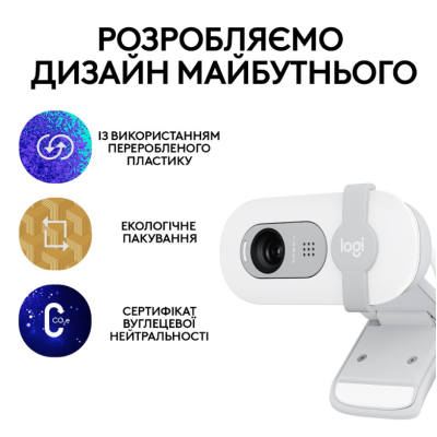 Веб-камера Logitech BRIO 100 FHD OFF-WHITE (960-001617) (6914873) Веб-камера Logitech BRIO 100 FHD OFF-WHITE (960-001617) (6914873)