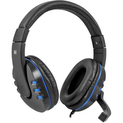 Гарнітура Defender Warhead G-160 Black+Blue (64118) (6514116) Гарнітура Defender Warhead G-160 Black+Blue (64118) (6514116)
