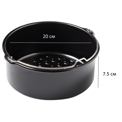 Форма для запікання Pyrex AirFryer, 20x19x7.5 см (1.6 л) (7263054) Форма для запікання Pyrex AirFryer, 20x19x7.5 см (1.6 л) (7263054)