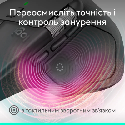 Миша Logitech MX Master 4 for Business Wireless/Bluetooth Graphite (910-007617) (7263938)
