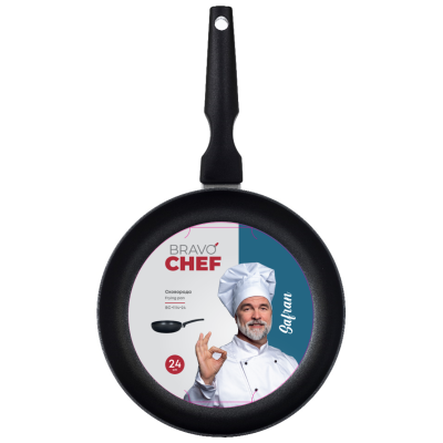 Сковорода BRAVO CHEF Safran 24 см б/кришки (6720857) Сковорода BRAVO CHEF Safran 24 см б/кришки (6720857)
