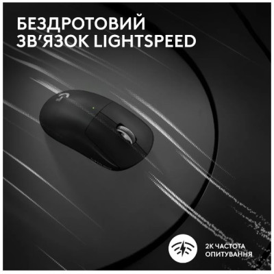 Миша Logitech Pro X Superlight 2 Lightspeed Black (910-006630) (6912724) Миша Logitech Pro X Superlight 2 Lightspeed Black (910-006630) (6912724)