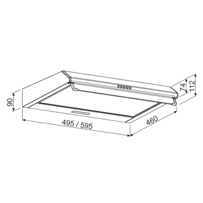 Витяжка Jantar ST I LED 60 BR (6902440) Витяжка Jantar ST I LED 60 BR (6902440)