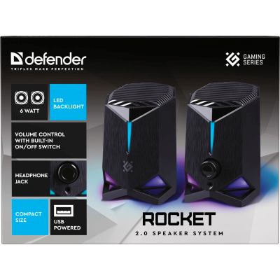 Акустика Defender 2.0 Rocket 6Вт (65094) (7232954) Акустика Defender 2.0 Rocket 6Вт (65094) (7232954)