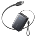 Портативний зарядний пристрій Anker Nano - 10000 mAh 45W Built-In USB-C Cable Black (7206698)