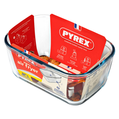 Форма для запікання Pyrex AirFryer, 20x14x9 см (1.55 л) (7285686) Форма для запікання Pyrex AirFryer, 20x14x9 см (1.55 л) (7285686)