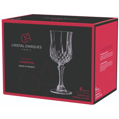 Набір келихів Cristal d'Arques Paris Longchamp, 6х170 мл (6703334) Набір келихів Cristal d'Arques Paris Longchamp, 6х170 мл (6703334)