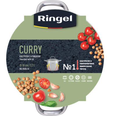 Каструля Ringel Curry (3.7 л) 18 см (6990944) Каструля Ringel Curry (3.7 л) 18 см (6990944)
