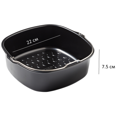 Форма для запікання Pyrex AirFryer, 22х21х7.5 см (1.9 л) (7263055) Форма для запікання Pyrex AirFryer, 22х21х7.5 см (1.9 л) (7263055)
