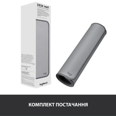 Килимок для мишi Logitech Desk Mat Studio Series Mid Grey (956-000052) (6794336) Килимок для мишi Logitech Desk Mat Studio Series Mid Grey (956-000052) (6794336)