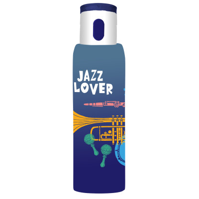 Пляшка для води Herevin Hanger-Jazz Lover 0.75 л (161407-086) (7135962) Пляшка для води Herevin Hanger-Jazz Lover 0.75 л (161407-086) (7135962)