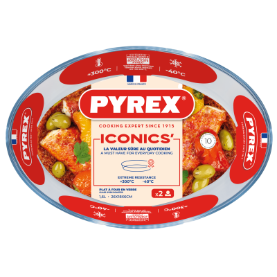 Форма для запікання Pyrex, 26х18х6 см (1.6 л) (7092328) Форма для запікання Pyrex, 26х18х6 см (1.6 л) (7092328)