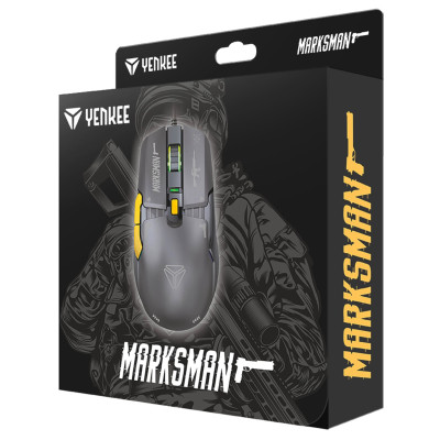 Миша комп'ютерна Yenkee YMS 3600BK MARKSMAN Gaming Mouse Black (7090580) Миша комп'ютерна Yenkee YMS 3600BK MARKSMAN Gaming Mouse Black (7090580)