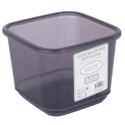 Контейнер для сипучих Violet House 0297 Transparent Black 0.5 л (6859644) Контейнер для сипучих Violet House 0297 Transparent Black 0.5 л (6859644)