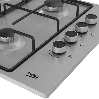 Газова варильна поверхня Beko HIGG 64123 SX (6788125) Газова варильна поверхня Beko HIGG 64123 SX (6788125)