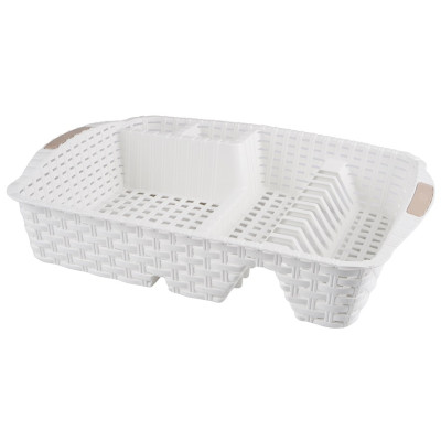 Сушка для посуду Violet House 0757 Ротанг WHITE 48х37.5х9 см (6897767) Сушка для посуду Violet House 0757 Ротанг WHITE 48х37.5х9 см (6897767)