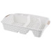 Сушка для посуду Violet House 0757 Ротанг WHITE 48х37.5х9 см  (6897767)