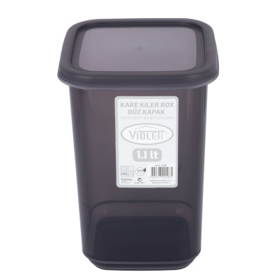 Контейнер для сипучих Violet House 0298 Transparent Black 1.1 л (6859643) Контейнер для сипучих Violet House 0298 Transparent Black 1.1 л (6859643)
