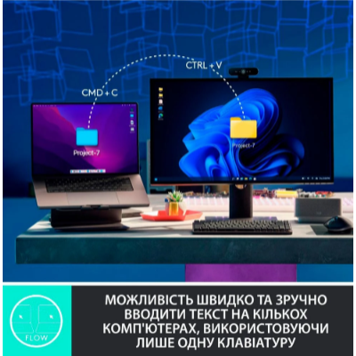Клавіатура Logitech MX Mechanical Mini Minimalist Wireless Graphite (920-010780) (6807802) Клавіатура Logitech MX Mechanical Mini Minimalist Wireless Graphite (920-010780) (6807802)
