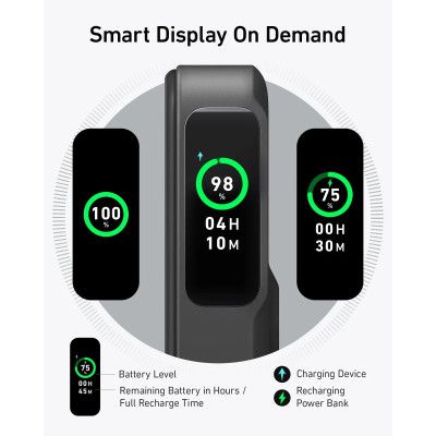 Портативний зарядний пристрій Anker MagGo 10000 mAh Qi2 15W + USB-C PD 27W Black (6962726) Портативний зарядний пристрій Anker MagGo 10000 mAh Qi2 15W + USB-C PD 27W Black (6962726)