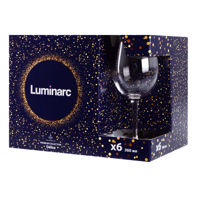 Набір келихів Luminarc Delice Mist, 6х360 мл (6995350) Набір келихів Luminarc Delice Mist, 6х360 мл (6995350)