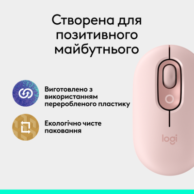 Миша Logitech POP with emoji Rose (L910-007413)  (7031693)