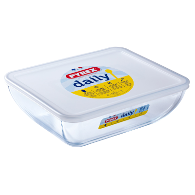 Форма з кришкою Pyrex Daily, 22х17 см (7092346) Форма з кришкою Pyrex Daily, 22х17 см (7092346)