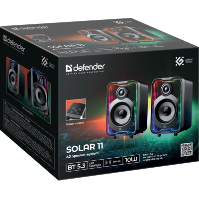 Акустика Defender Solar 11 10Вт Black (65811) (7293232) Акустика Defender Solar 11 10Вт Black (65811) (7293232)