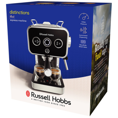 Кавоварка еспрессо Russell Hobbs 26450-56 Distinctions Black (6943149) Кавоварка еспрессо Russell Hobbs 26450-56 Distinctions Black (6943149)