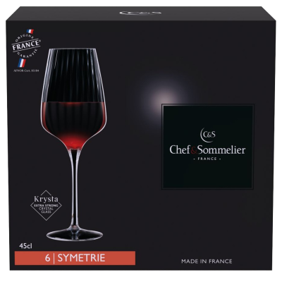 Набір келихів C&S Symetrie 6х450 мл (6939891) Набір келихів C&S Symetrie 6х450 мл (6939891)