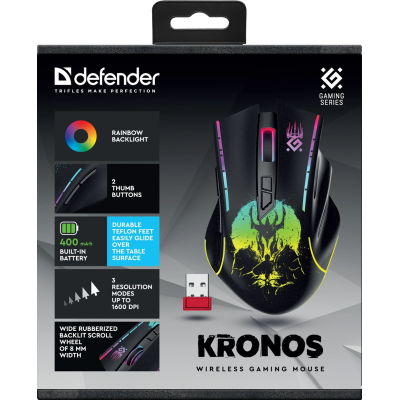 Миша Defender Kronos GM-695 Black (52695) (7067139) Миша Defender Kronos GM-695 Black (52695) (7067139)