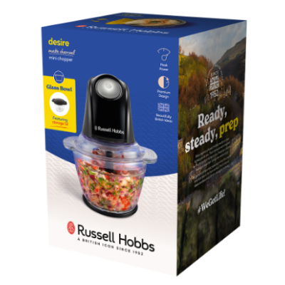 Подрібнювач Russell Hobbs 27131-56 Matte Charcoal Mini Chopper (7030816) Подрібнювач Russell Hobbs 27131-56 Matte Charcoal Mini Chopper (7030816)