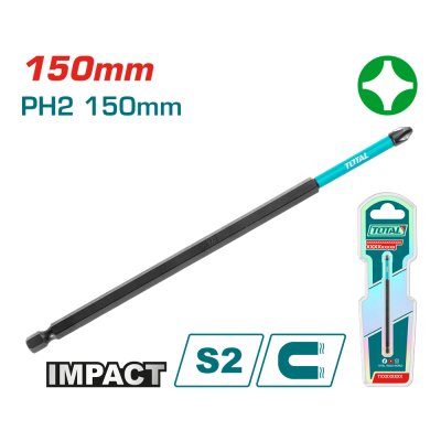 Викрутна насадка TOTAL TACIM71PH2150, PH2, 150 мм (7090272)