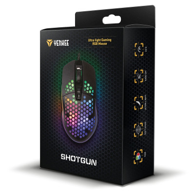 Миша комп'ютерна Yenkee YMS 3030BK SHOTGUN Gaming mouse USB (7090577)