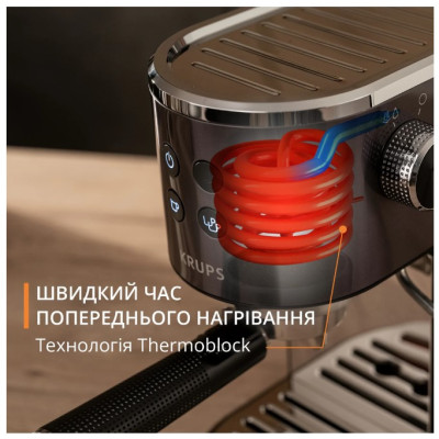Кавоварка еспресо Krups XP444G10 (6952971) Кавоварка еспресо Krups XP444G10 (6952971)