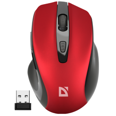 Миша Defender Prime MB-053 Wireless RED (52052)  (6918399)