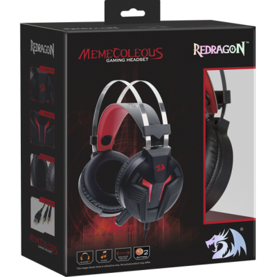 Гарнітура Redragon Memecoleous Black-Red (75096) (6456427) Гарнітура Redragon Memecoleous Black-Red (75096) (6456427)