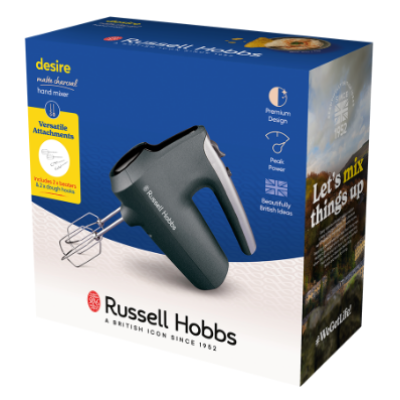 Міксер Russell Hobbs 27151-56 Matte Charcoal Hand Mixer (7030833) Міксер Russell Hobbs 27151-56 Matte Charcoal Hand Mixer (7030833)