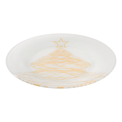 Тарілка Viva NY Tree Gold, 25 см (7109508) Тарілка Viva NY Tree Gold, 25 см (7109508)