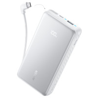 Портативний зарядний пристрій Anker - 20000 mAh 22.5W Built-In USB-C Cable White (7227885) Портативний зарядний пристрій Anker - 20000 mAh 22.5W Built-In USB-C Cable White (7227885)
